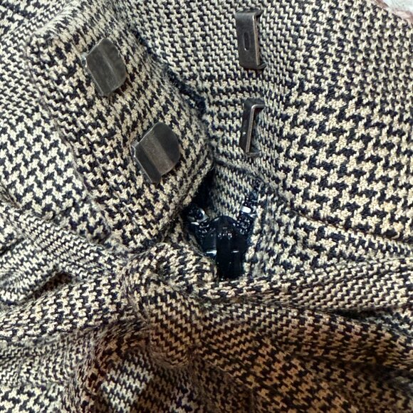 J.Jill Size L Heritage Glen Plaid Drawstring Trousers Straight Leg Pants - Picture 6 of 10